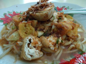 Mie Rebus Kuah Udang