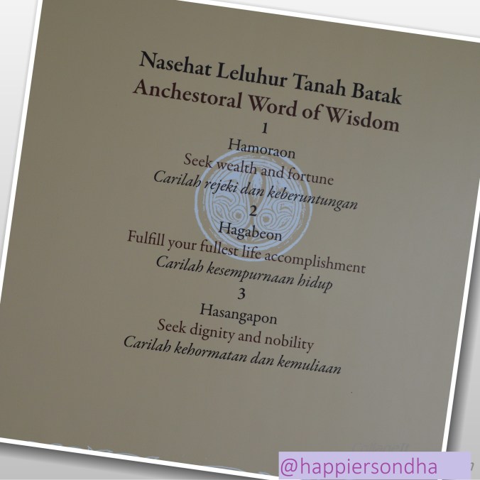 Nasehat leluhur Batak a